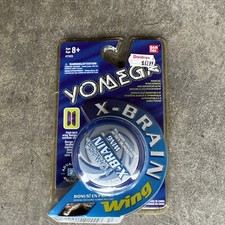 NOS Yomega X-Brain Wing Yo-Yo, Advanced Level 2, 1999, Bandai, Blue