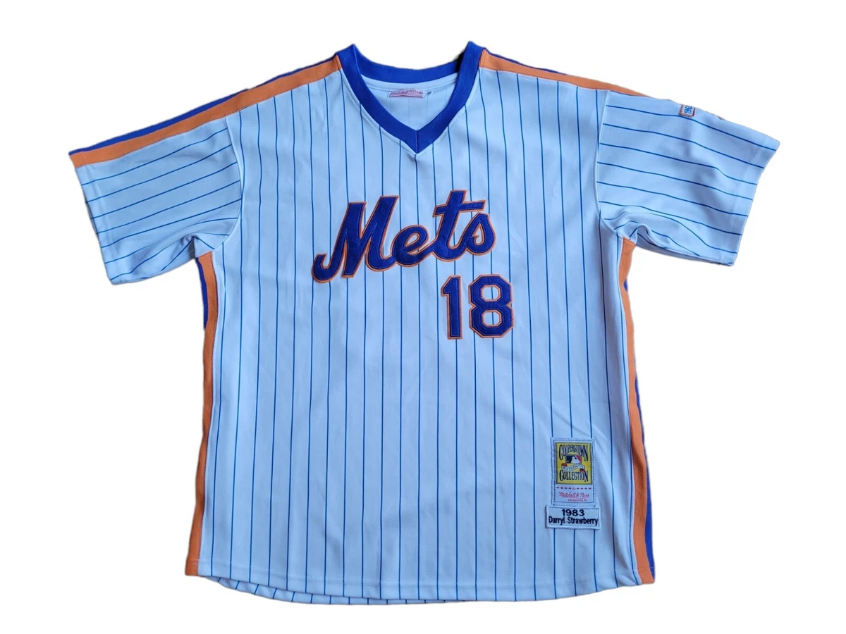 Vintage Mitchell & Ness NY Mets Darryl Strawberry Jersey Size 52 XL/XXL  2XL