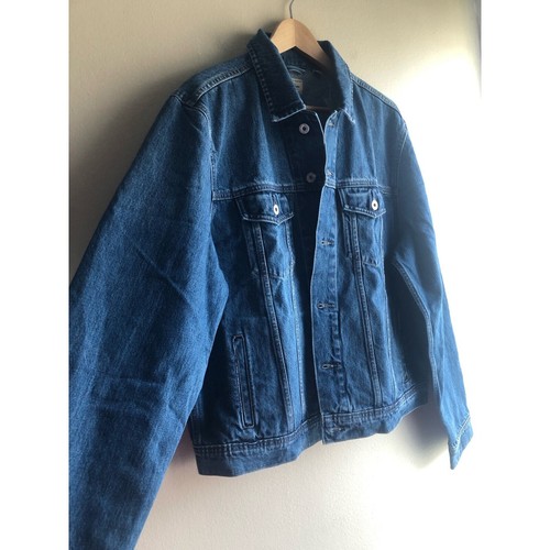 Nueva chaqueta de mezclilla azul XL de J.CREW para hombre - Imagen 5 de 14