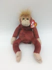 Vintage 1999 Ty Beanie Babies Schweetheart Monkey Plush Stuffed Animal NWT