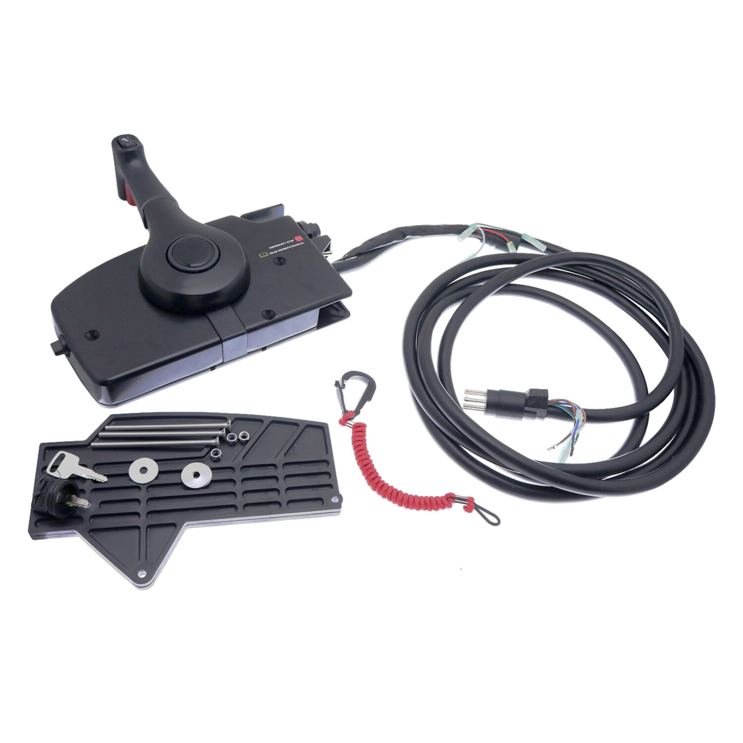 Boat Outboard Remote Control Box for Quicksilver Mercury 8Pin Right
