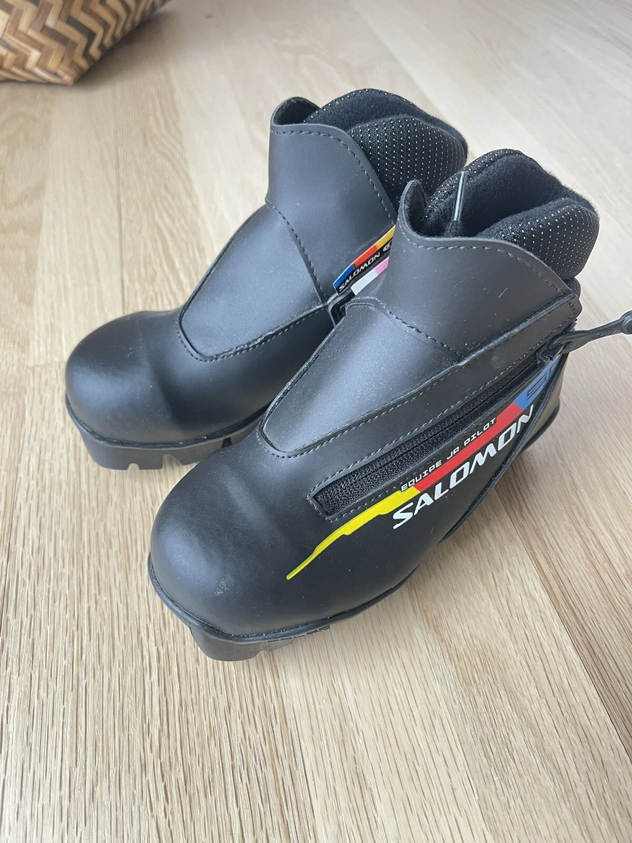 Trolley Ved en fejltagelse uddannelse SALOMON Equipe Jr. Kids Skate Ski Boots Size EU30.5 US 12 Jr. Sizes SNS  Pilot | eBay