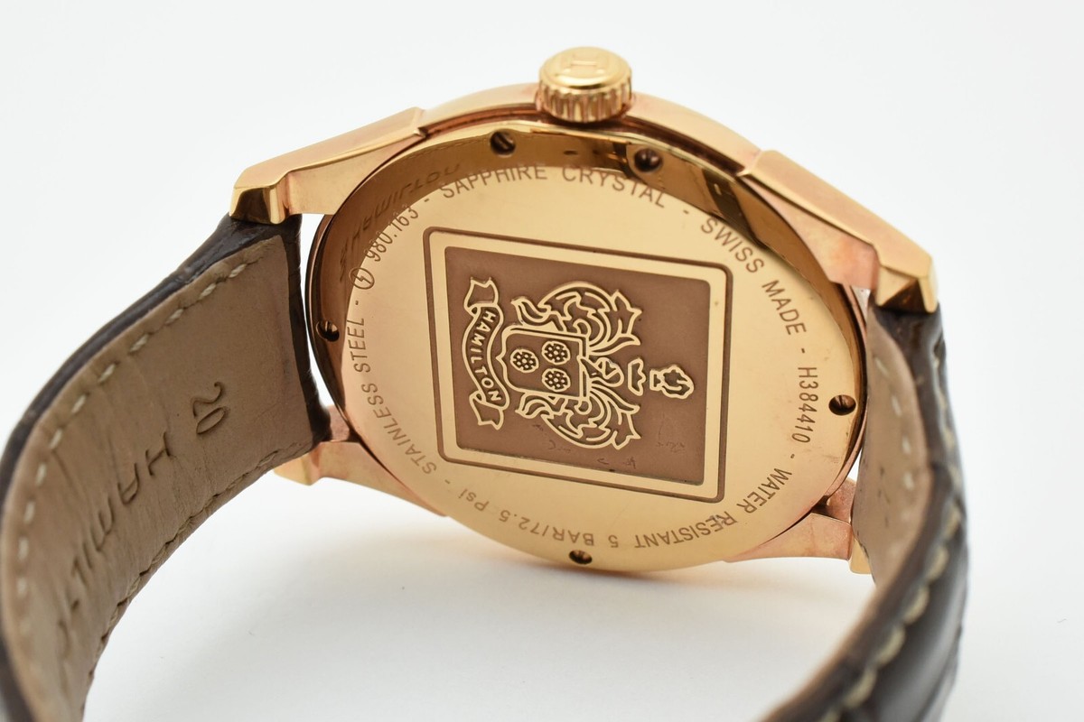 HAMILTON　腕時計　ジャンク　H384410 MINT] Hamilton H384410 Jazz Master Small Second Quartz Vintage