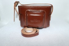 Vintage 1930-1950's WIRGIN Leather Camera Case with Shoulder Strap.