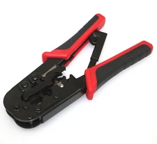 Network Ethernet LAN Phone Crimper RJ45 1112 Modular Plug Cat5e/Cat6 Crimp Tool