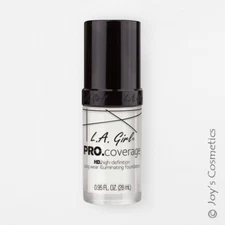 1 LA GIRL Pro Coverage Illuminating Foundation Lightener " GLM641 - White " 