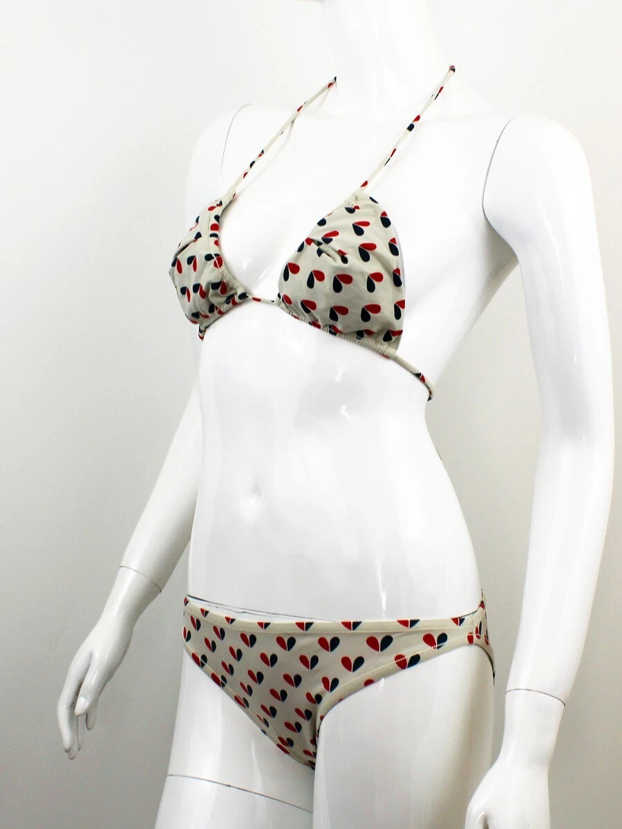 LOUIS VUITTON WOMEN'S FLORAL PRINT BIKINI SIZE 38