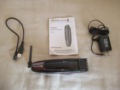 Remington MB4700 Smart Beard Trimmer with Charger USB Cord & Manual Nice Tested