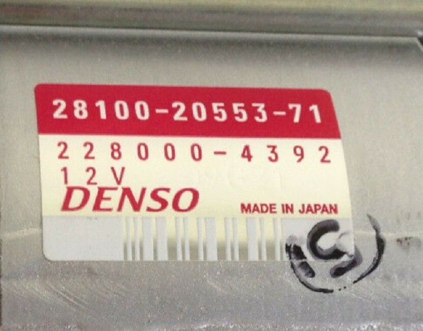 281002055371 TOYOTA 4Y FORKLIFT GENUINE DENSO JAPAN STARTER 1 YEAR