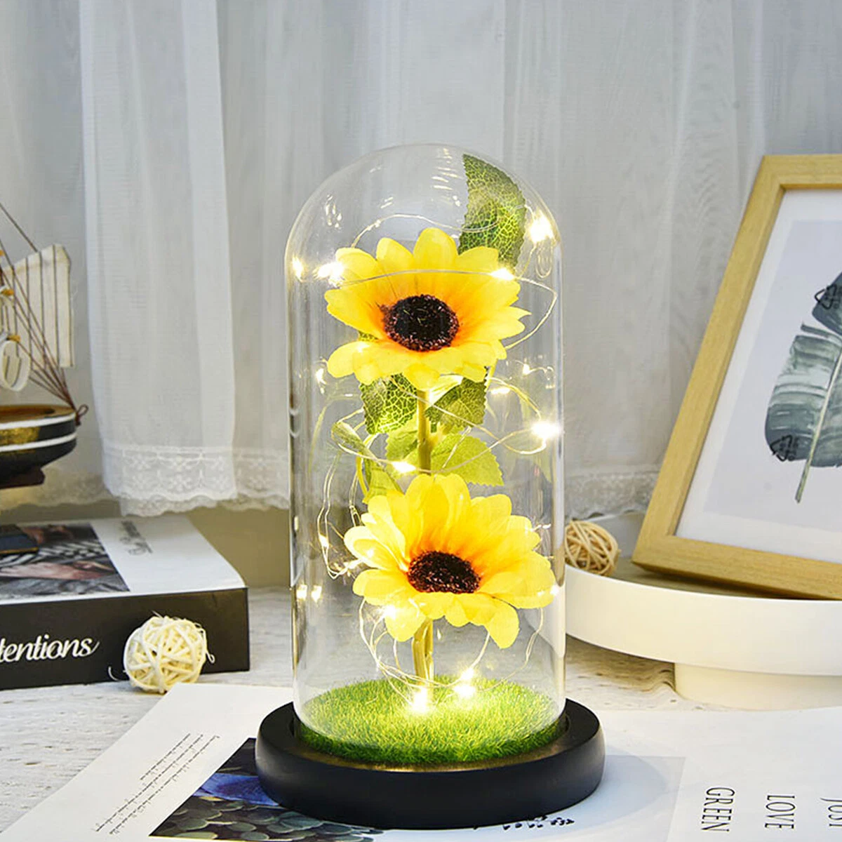 Sunflower lamp deals