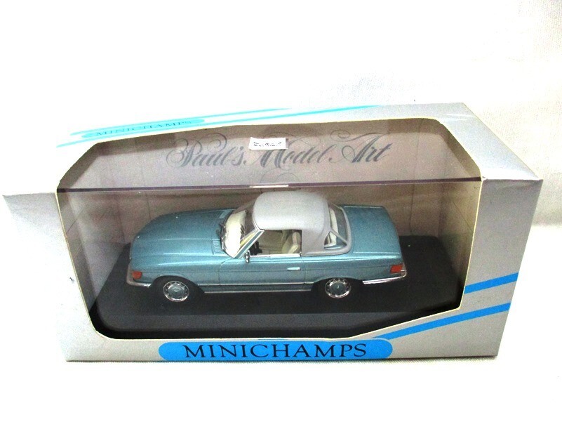 Mercedes 350SL Cabriolet  Metallic Green  1982   Maxichamps  430033441  RARE