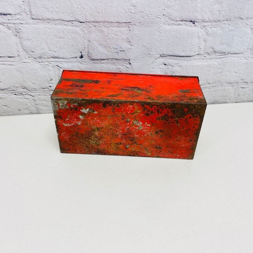 Vintage Anthes Roadside Auto Emergency 3 Red Reflector Lenses In Metal Box - Picture 9 of 9