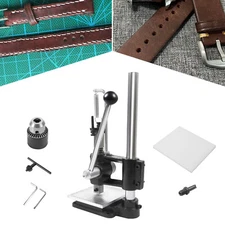 Manual Leather Hole Puncher Hand Punching Machine Press Punch Tool Leather Craft