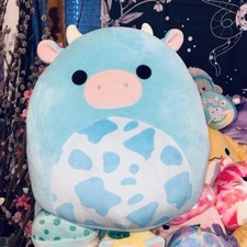 Squishmallow 16" Tuluck the Blue Cow 2023 Ultra Rare Kellytoy NEW WITH TAGS NWT