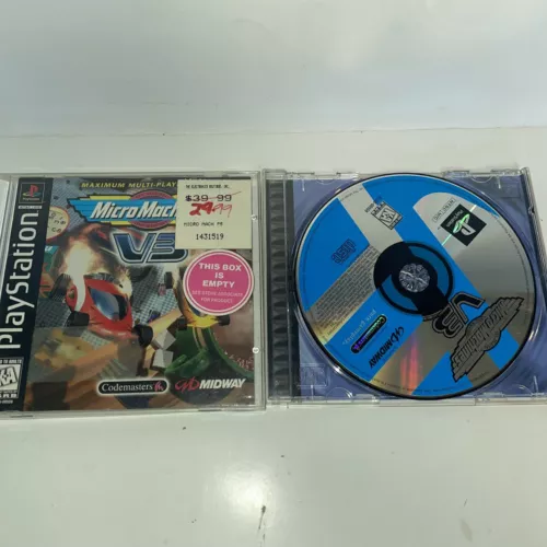 Micro Machines V3 (Sony PlayStation 1, 1997) Black Label Complete