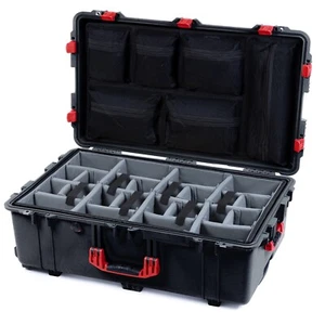 Black & Blue Pelican 1650 case. Comes with grey & lid organizer