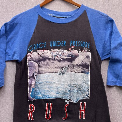 Vtg Rush Grace Under Pressure Live Tour 84' Mens M / S Concert
