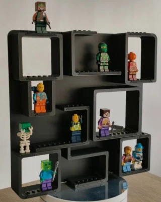 Lego Minifiguren Figuren Modell Ständer Vitrine Wandmontage Organizer Aufbewahrung