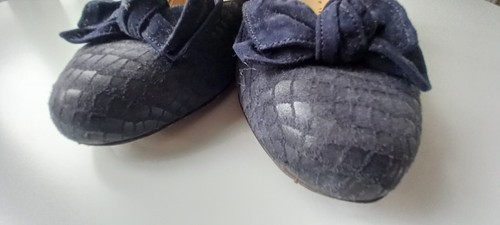 Peter Kaiser suede heels shoes, Navy, Size UK 5 EUR 38 - Picture 2 of 9