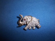 Adrian Buckley. Walking Elephant Brooch. Boxed