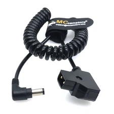 D-Tap to DC2.5 Power Coild Cable for Feelworld F6 Plus LUT7S KiPRO Ikan Monitor