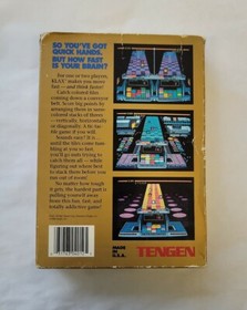 Klax - Tengen (Nintendo NES) Authentic/Cleaned/Tested - Puzzle Game
