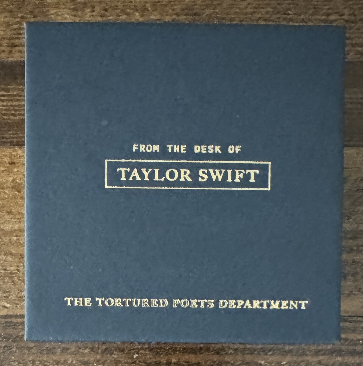 Taylor Swift TTPD Tortured Poets Department Gold Ring Size 6