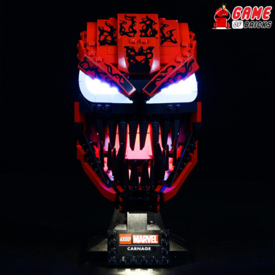 LED Light Kit for Carnage - Compatible with LEGO  76199 (Standard Version)