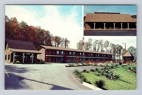 Cartersville GA-Georgia, Settlers Inn Motel Morrells Restaurant Vintage Postcard