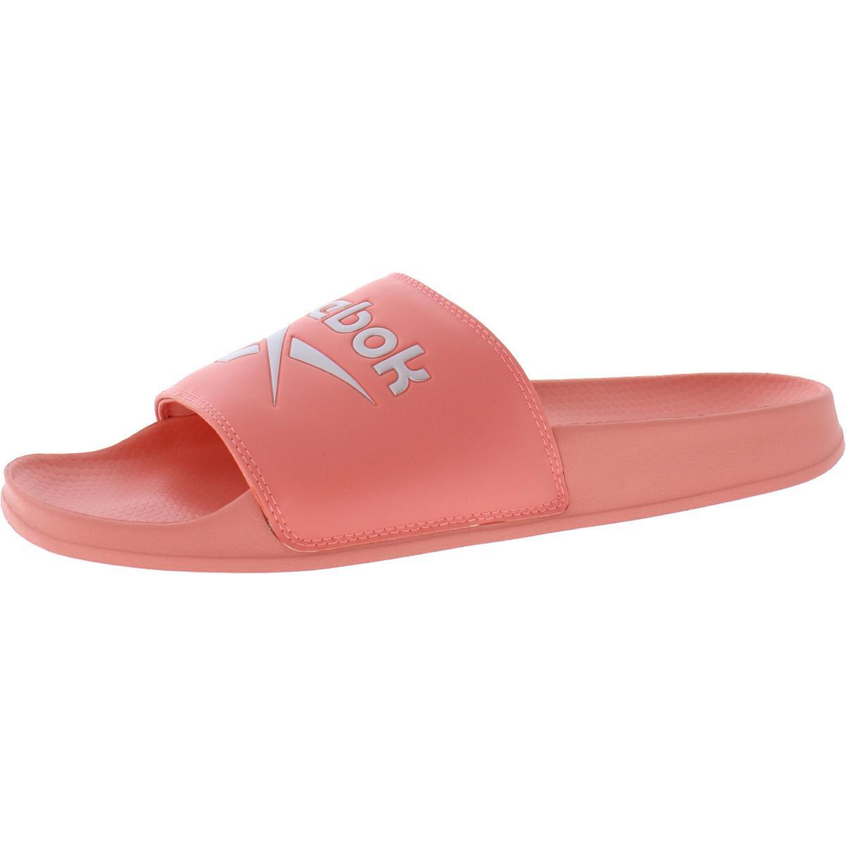 Женские классические розовые шлепанцы Reebok с открытым носком для бассейна 12 средних размеров B M BHFO 9691 3190₽