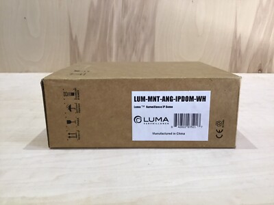 LUMA Surveillance LUM-MNT-ANG-IPDOM-WH IP Dome Mount (White)