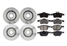 Volvo V50,C70,S40,C30.Front and Rear Ceramic Brake pad Kit & 4 Rotors 