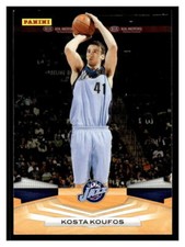 2009 Panini  #240 Kosta Koufos - Utah Jazz