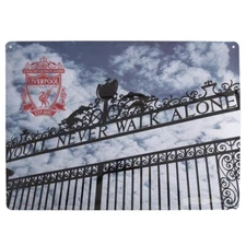 Liverpool FC Official Shankly Gates Large Metal Stadium Sign LFC YNWA Gift