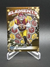 2023 Bowman Best U Caleb Williams Elements Of The Game Gold RC 13/50 Jersey #