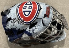 PATRICK ROY SIGNED MONTREAL CANADIENS FULL-SIZE FS GOALIE HELMET MASK W/ JSA COA
