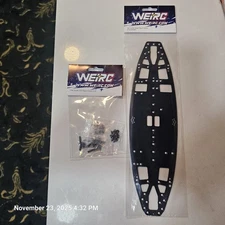 Brand New Awesomatix WeiRC 1.5mm Chassis Plate Alloy Aluminum 800 R RR Screw Set