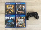Lot Of 4 PS4 Games And Controller, GTA, Pay Day, Call Of Duty, Need For Speed