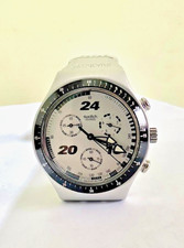 SWATCH IRONY CHRONO 1996 STRAIGHT EDGE YCS1006 ALUMINIUM