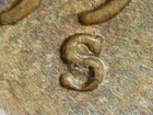 HIGH GRADE MINT ERROR 1954-S  LINCOLN WHEAT CENT RPM#6  XF