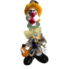 Vintage Koscherak Brothers Murano Venetian Hand-blown Glass Clowns Figurine READ