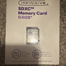 Infinitive SDXC 64GB Class 10 High Speed High Capacity Memory Card