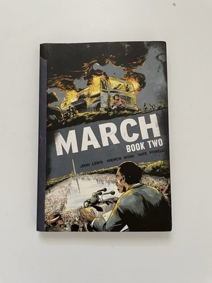 March Book Two Hardcover John Lewis Graphic Novel Civil Rights Trilogy 2015 