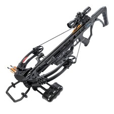 200Lbs Black Freak MK-XB63BK Compound Crossbow Kit 420 FPS w/ Scope Quiver Arro