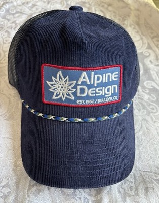 Alpine Design Hat Boulder CO NWT Retro Style Trucker Mens OSFA $28.00