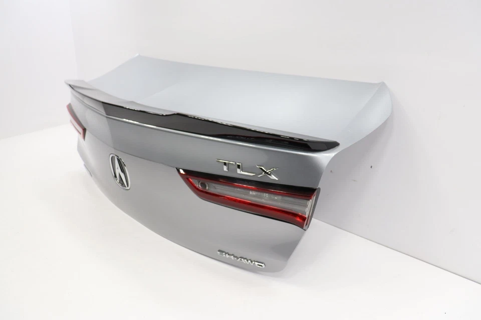 2021-2025 ACURA TLX cubierta trasera maletero tapa montaje OEM PLATEADO_NH830M Foto 2 de 4