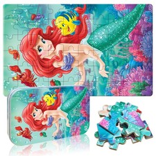 Jigsaw Puzzle 60 Piece Pretty Girl Fairy Tale Learning Toy Kids Ages 3-8 Fun