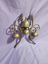 Vintage Brass Carriage Sleigh Bells- Unbranded- 