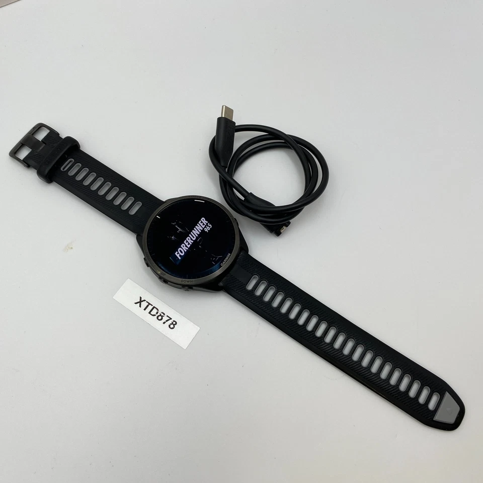 Garmin Forerunner 965 - 47mm - Black - Premium Running GPS Watch - Good Cond. - Image 2 of 4