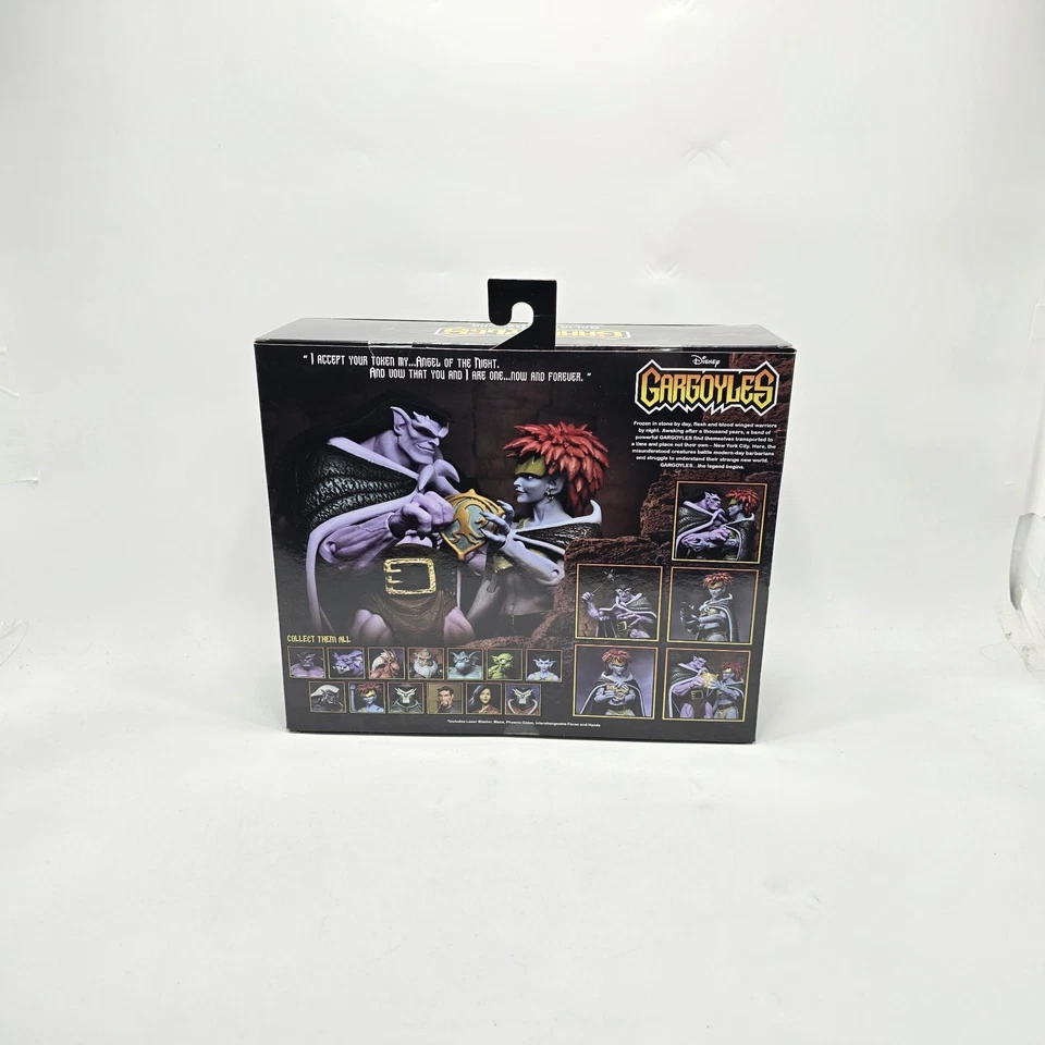 Boneco de ação Disney Gargoyles Goliath & Demona NECA Ultimate pacote com 2 novo na caixa - Imagem 2 de 4